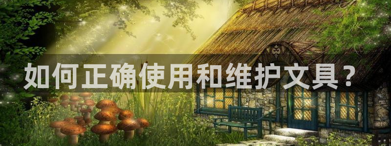 龙八国际网页登陆：如何正确使用和维护文具