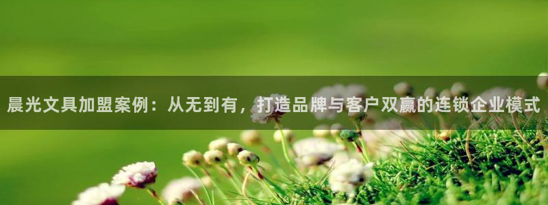 龙八国际娱乐靠谱吗：晨光文具加盟案例：从