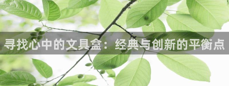 龙八国际娱乐官网多少：寻找心中的文具盒：