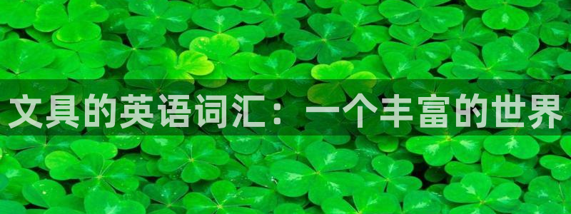 龙八国际客户端下载安卓：文具的英语词汇：