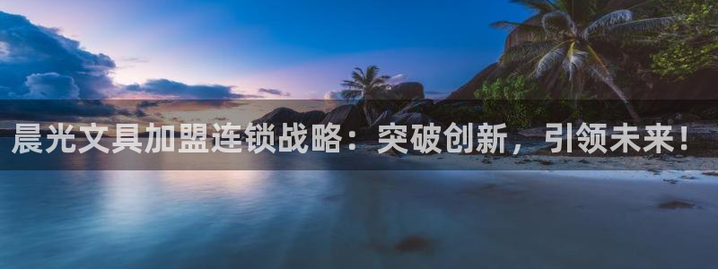 龙八国际官方手游：晨光文具加盟连锁战略：